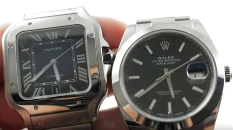 cartier santos or rolex|Cartier Santos vs Rolex datejust.